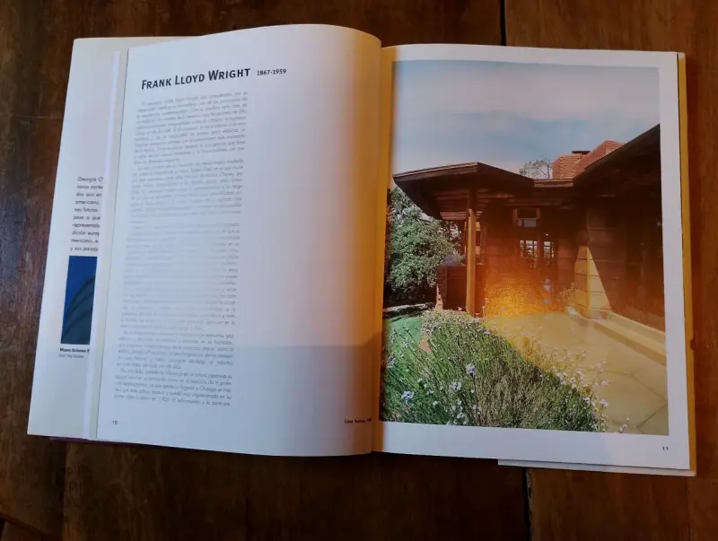 Libro de arte Georgia O'Keeffe y Frank Lloyd Wright - 4