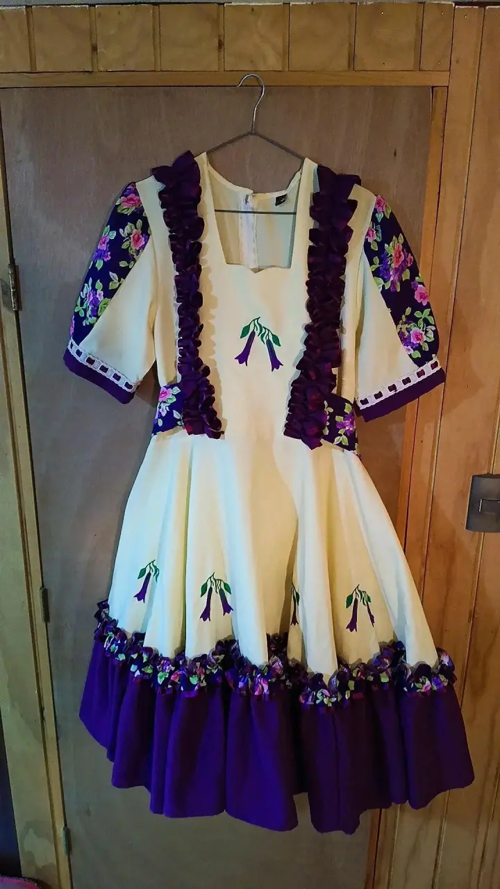 Vestido de cueca adulta - 2