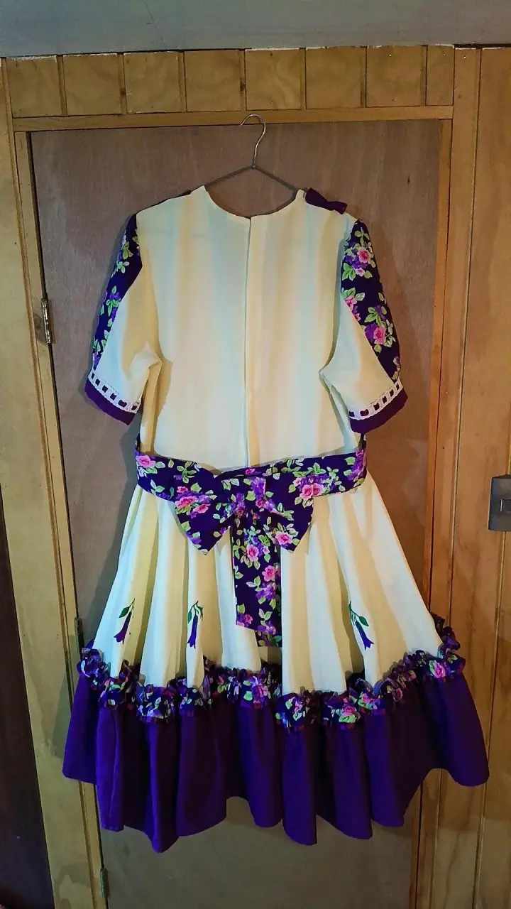 Vestido de cueca adulta - 3