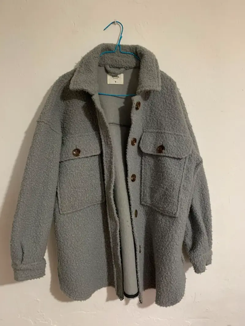 Abrigo de lana gris Sybilla para mujer - 1