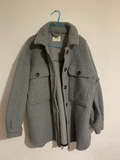 Abrigo de lana gris Sybilla para mujer - miniatura 1