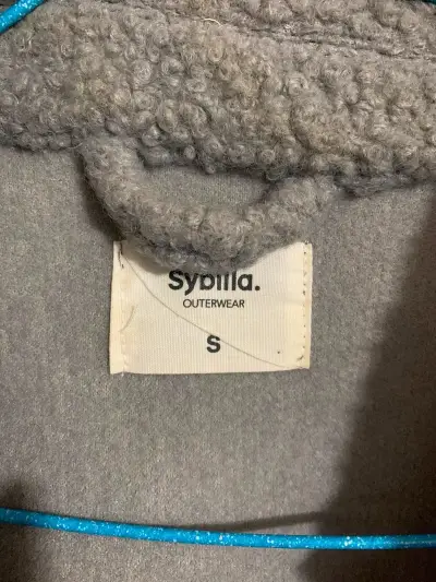Abrigo de lana gris Sybilla para mujer - miniatura 3