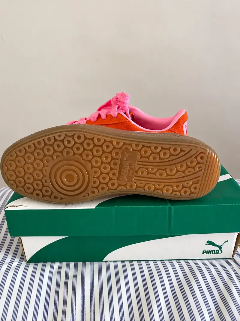 Zapatillas Puma Palermo Fierce Rojo y Rosado - 3