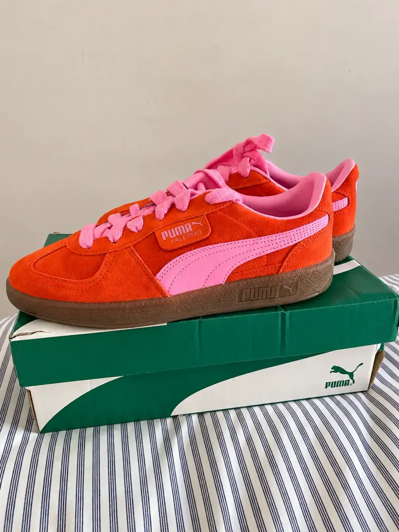 Zapatillas Puma Palermo Fierce Rojo y Rosado - 5