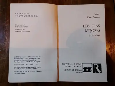 Libro 'Los Días Mejores' de John Dos Passos - miniatura 2