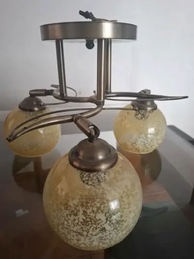 Lámpara de techo vintage con tres luces - miniatura 1
