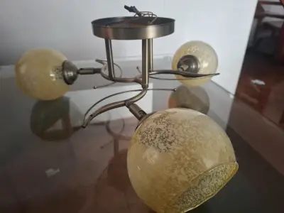 Lámpara de techo vintage con tres luces - miniatura 2