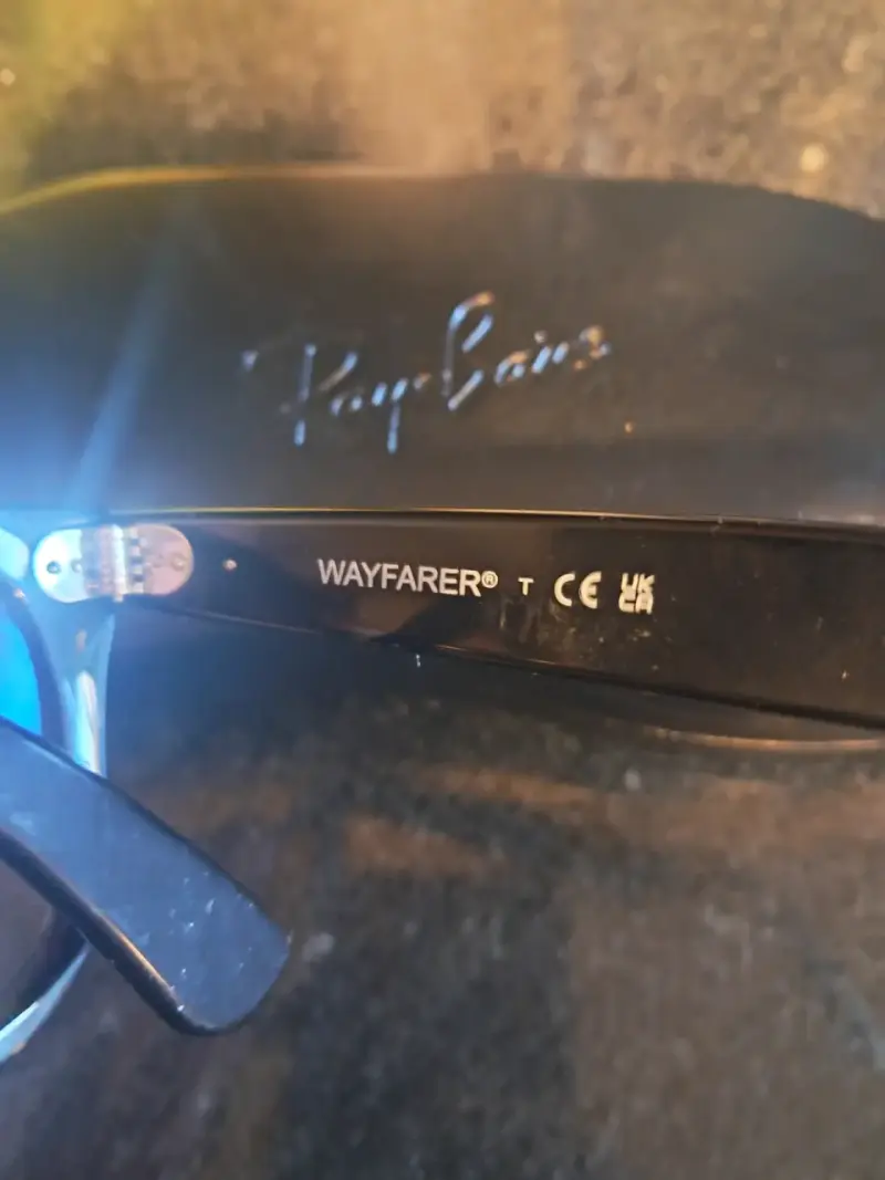 Gafas Ray-Ban Wayfarer negras con estuche - 3
