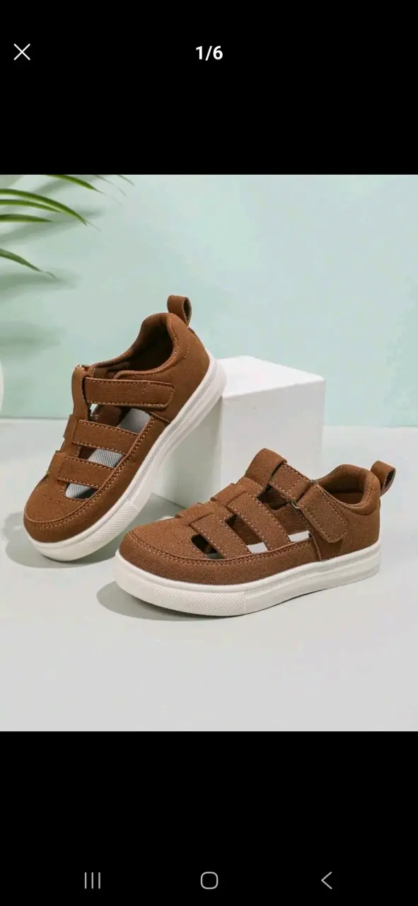 Sandalias deportivas para niños color marrón - 2