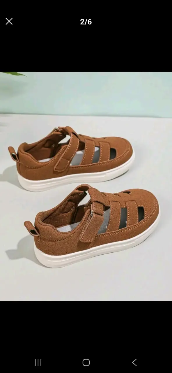 Sandalias deportivas para niños color marrón - 3
