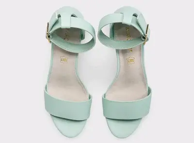 Sandalias de tacón alto verde menta marquis - miniatura 2