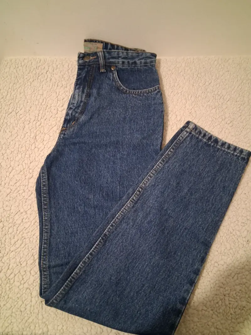 Jeans de mezclilla azul mujer - 2