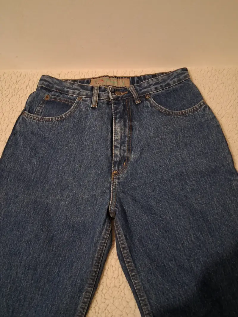 Jeans de mezclilla azul mujer - 4