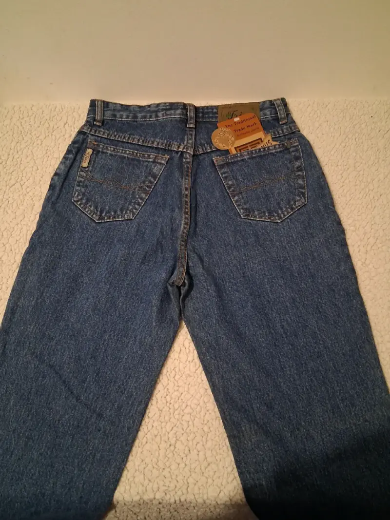 Jeans de mezclilla azul mujer - 5
