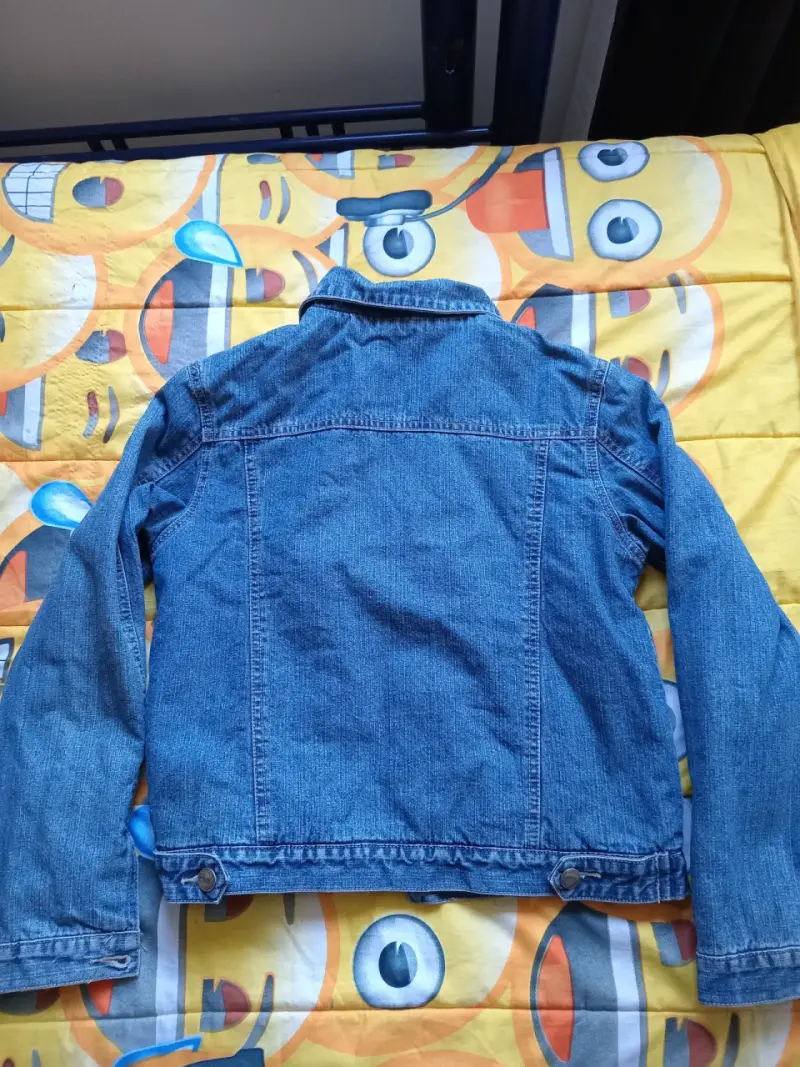 Chaqueta de mezclilla con forro de borrego para niña - 3