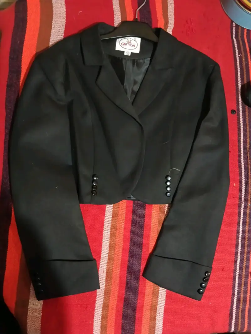 Chaqueta de equitación negra Catron talla 52 - 1