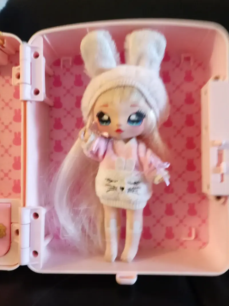 Mochila infantil peluche con orejas de conejo - 3