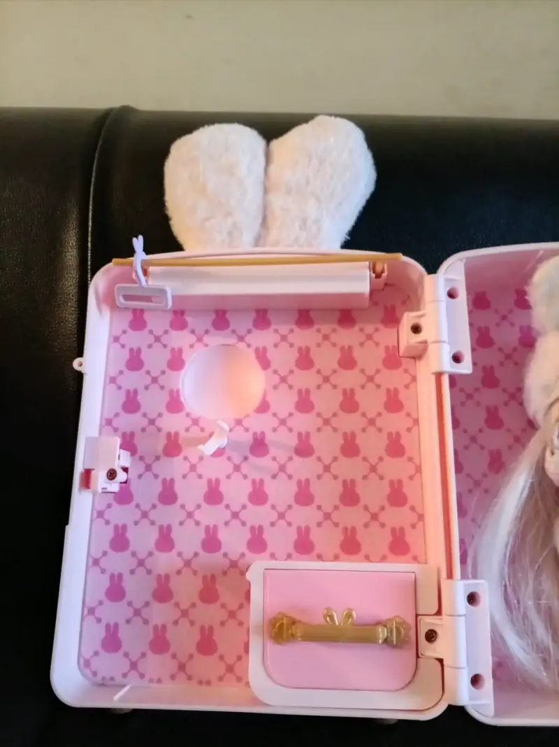Mochila infantil peluche con orejas de conejo - 5
