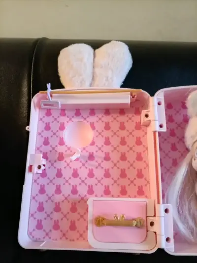 Mochila infantil peluche con orejas de conejo - miniatura 5