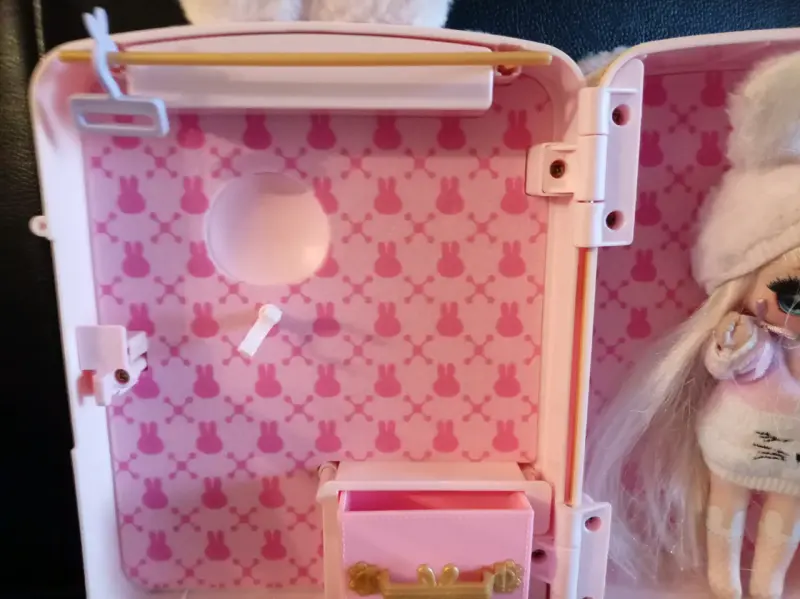 Mochila infantil peluche con orejas de conejo - 6