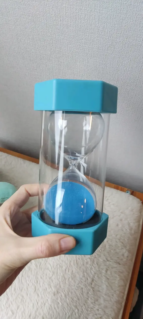 Reloj de arena azul 20 minutos - 3