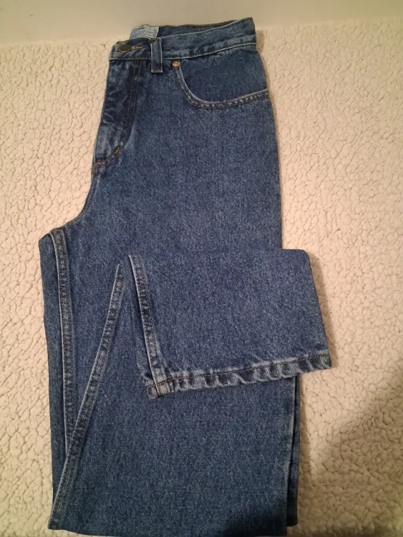 Jeans de mezclilla azul - 2