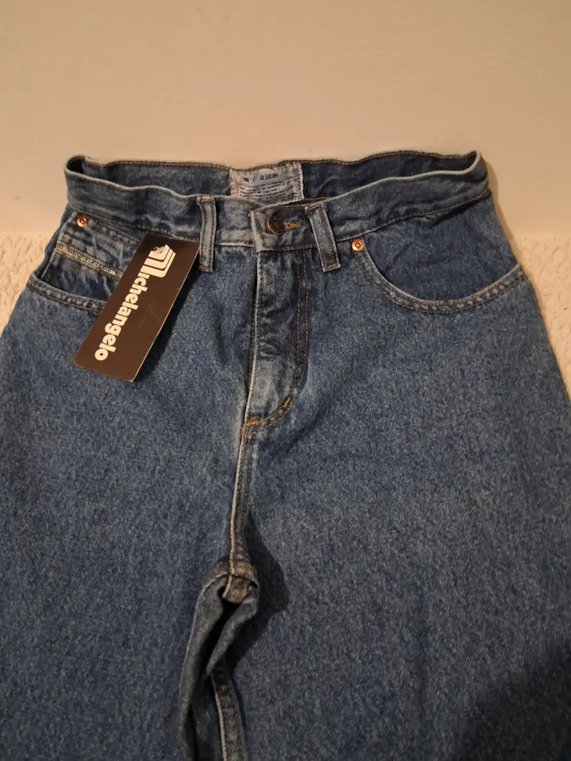 Jeans de mezclilla azul - 4