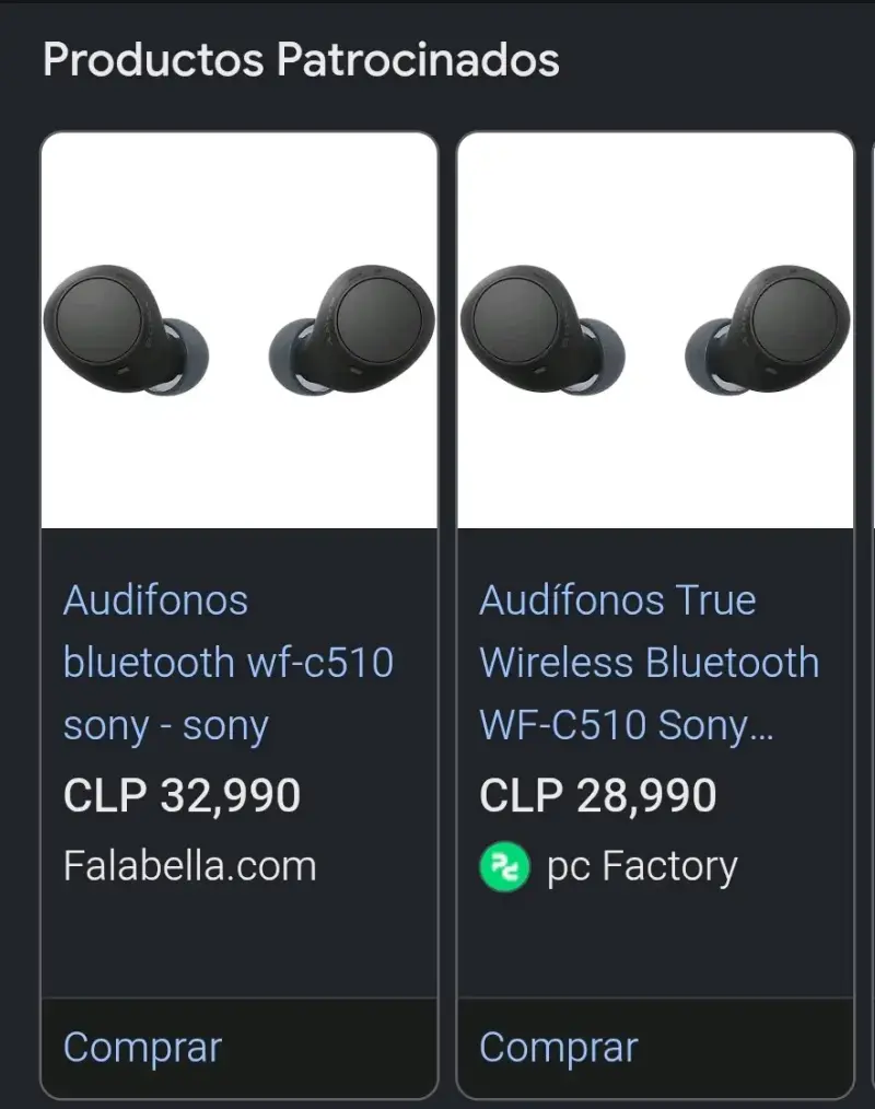 Audífonos Bluetooth Sony WF-C510 negros - 2