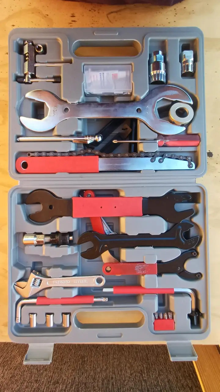 Juego de herramientas para bicicleta con estuche - 2