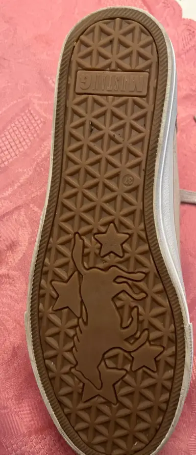 Zapatillas casuales beige Mustang para hombre - miniatura 4