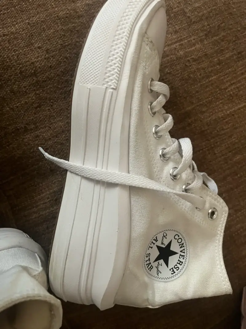 Zapatillas Converse All Star blancas de lona - 2