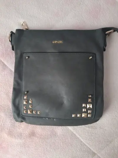 Cartera Gris Amphora - miniatura 1