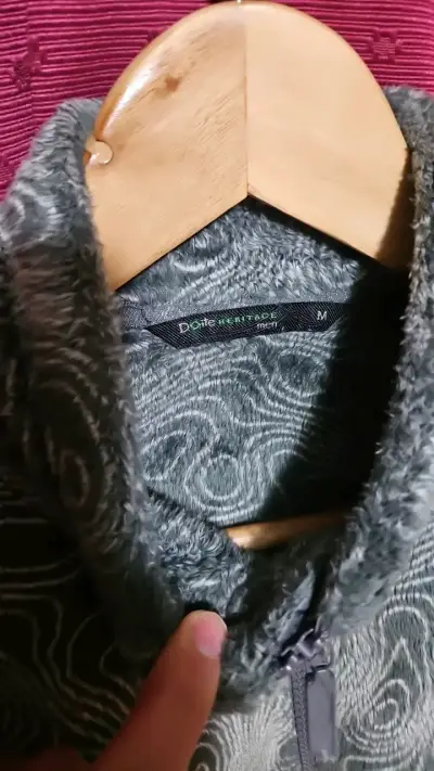 Chaqueta polar estampada DOITE para hombre talla M - miniatura 2