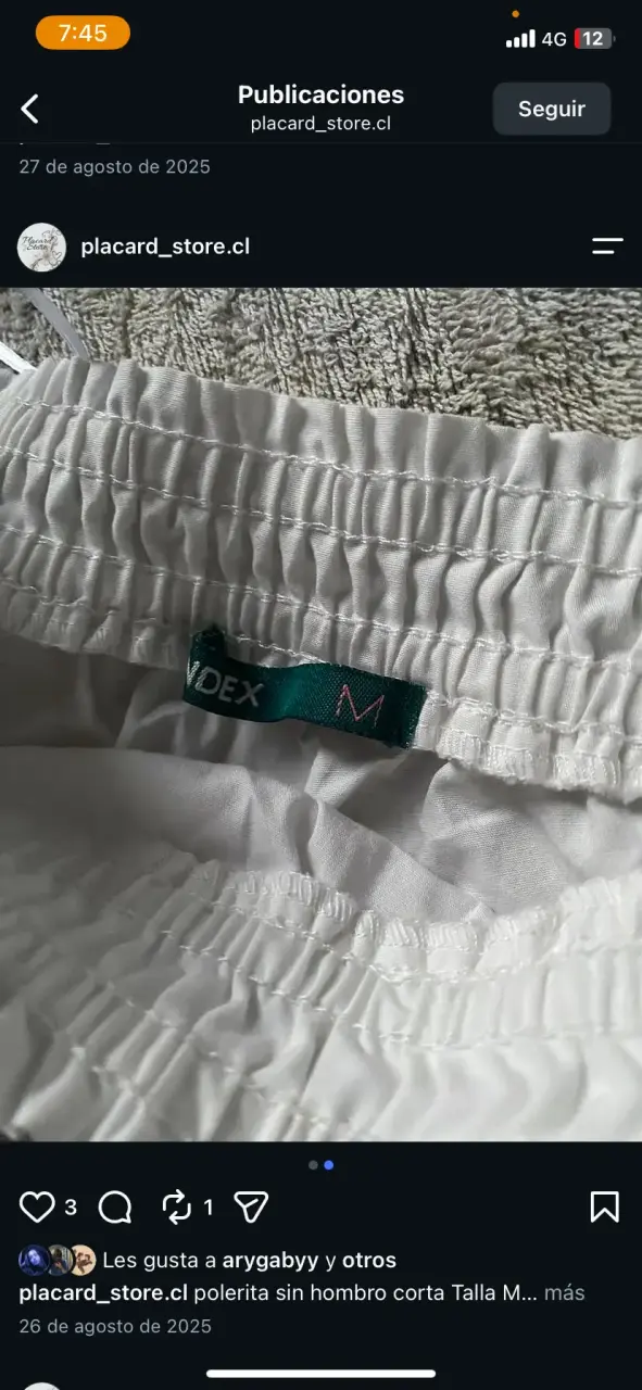 Polera blanca sin hombro - 2