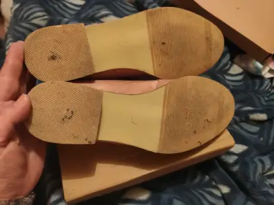 Zapatos de gamuza color rosa para mujer - miniatura 2