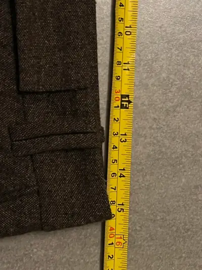 Pantalón de vestir marrón Zara para mujer - miniatura 2