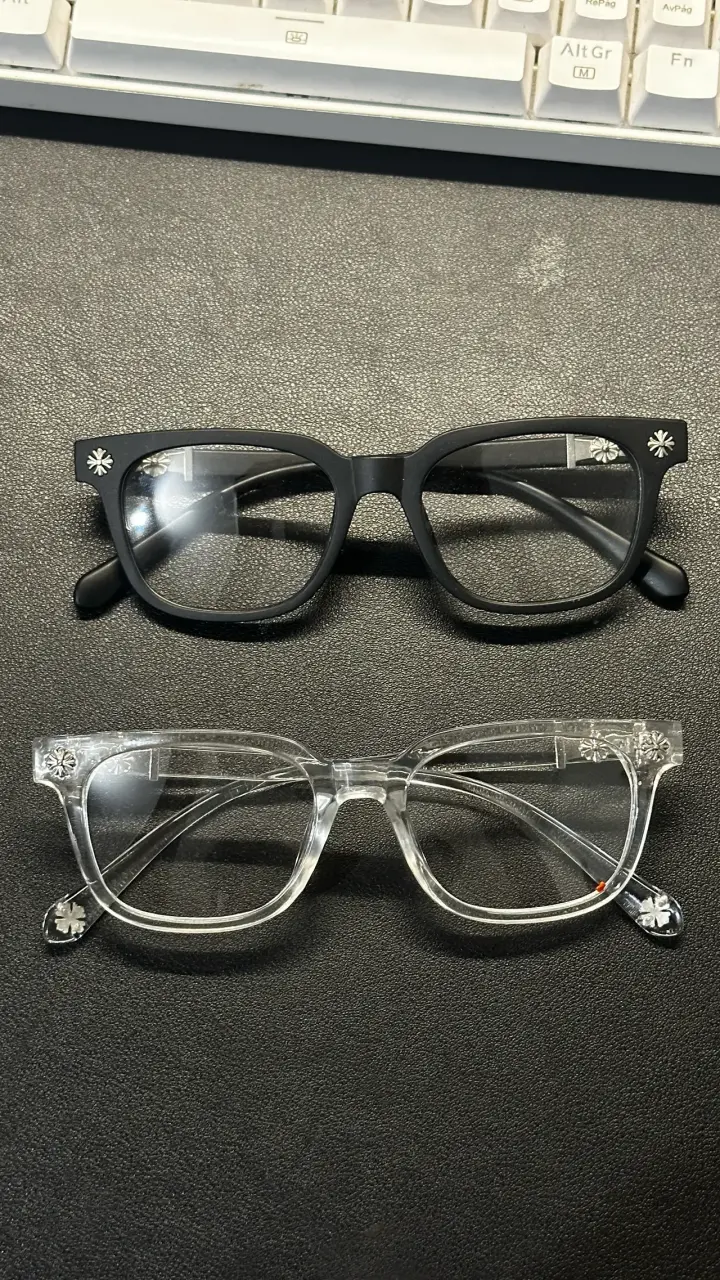 😎PACK X2 Lentes negro y transparente - 2