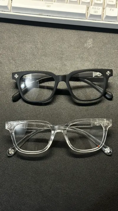 😎PACK X2 Lentes negro y transparente - miniatura 2