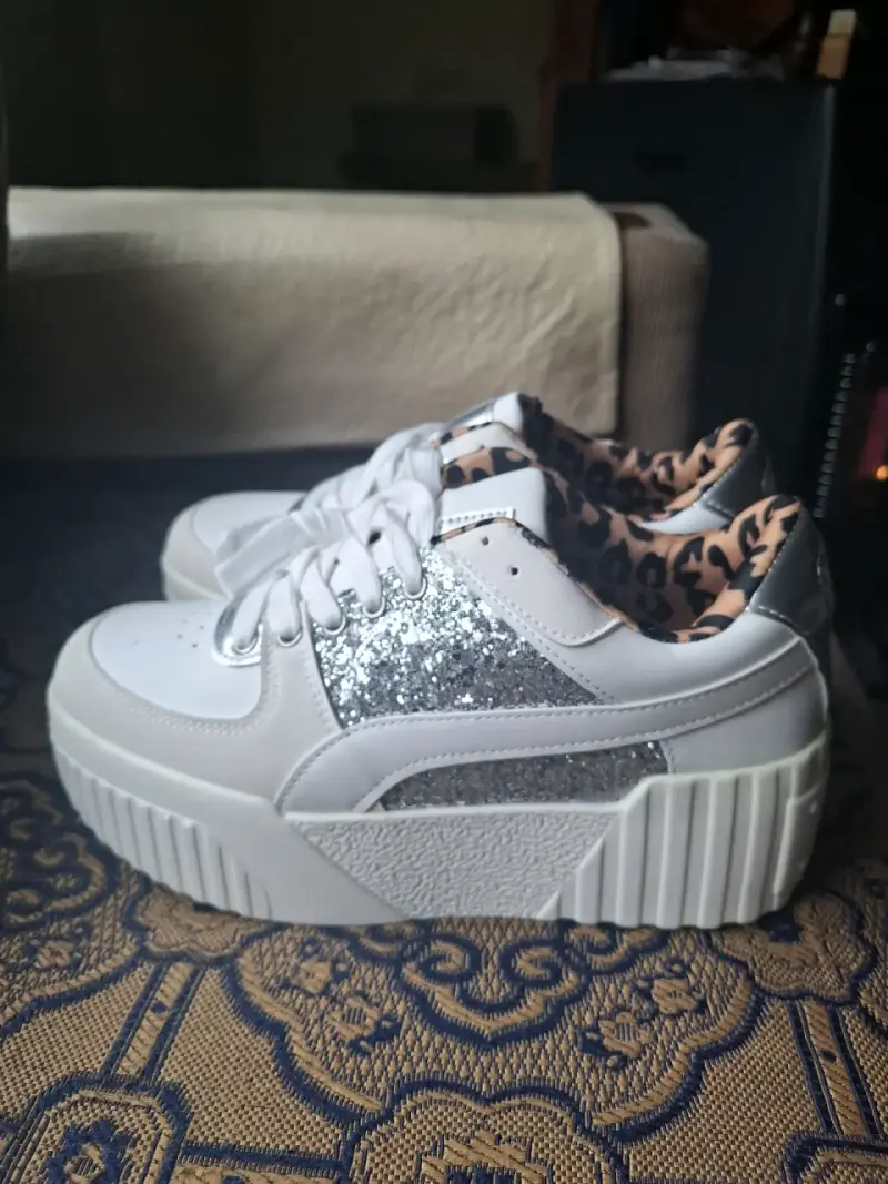 Zapatillas blancas nuevas, talla 38 - 3