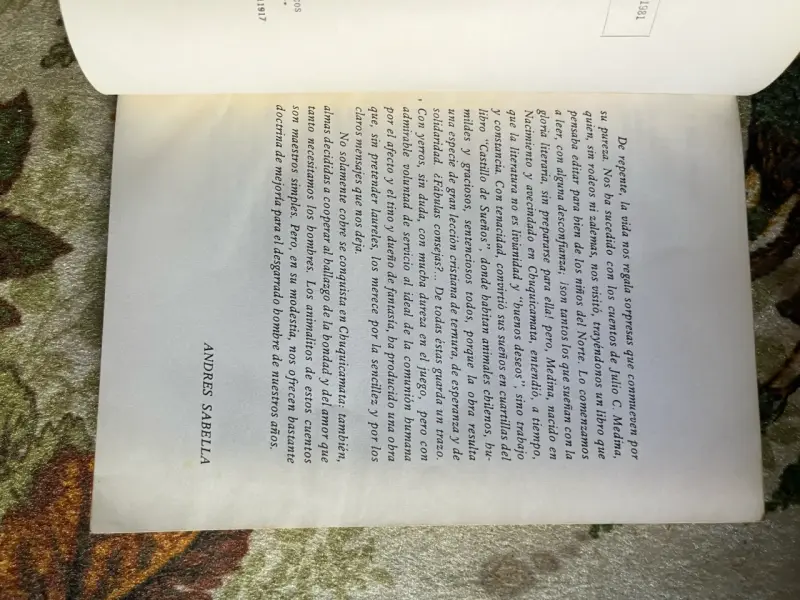Libro Castillo de Sueños de Julio César Medina - 2
