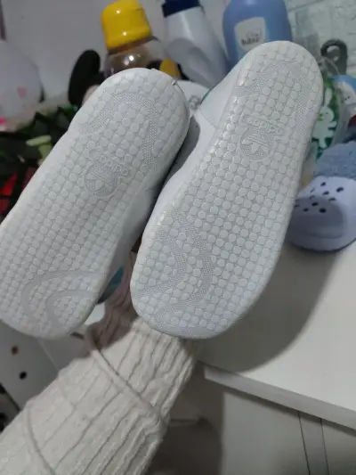 Zapatillas blancas Adidas Stan Smith para niños - miniatura 4