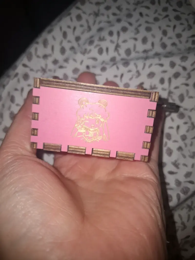 Caja musical de madera temática Sailor Moon - 2