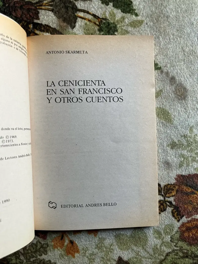 Libro 'La Cenicienta en San Francisco' de Antonio Skármeta - 2