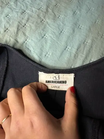 Body negro de mujer Americannino talla L - miniatura 2