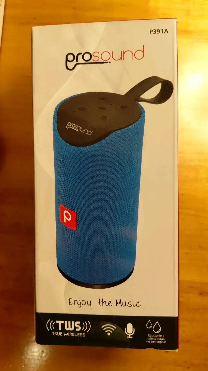 Parlante Bluetooth ProSound Azul Portátil - 4