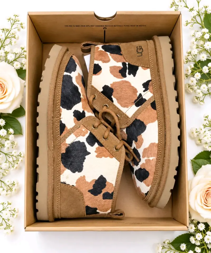 Botas UGG Neumel Cow Print Mujer Talla 38 - 6