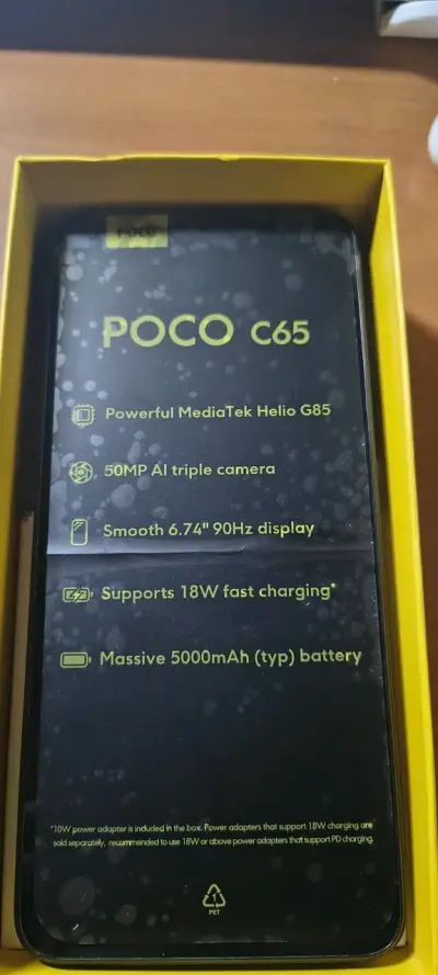 Smartphone POCO C65 con cámara triple de 50MP - miniatura 1