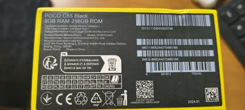 Smartphone POCO C65 con cámara triple de 50MP - 4