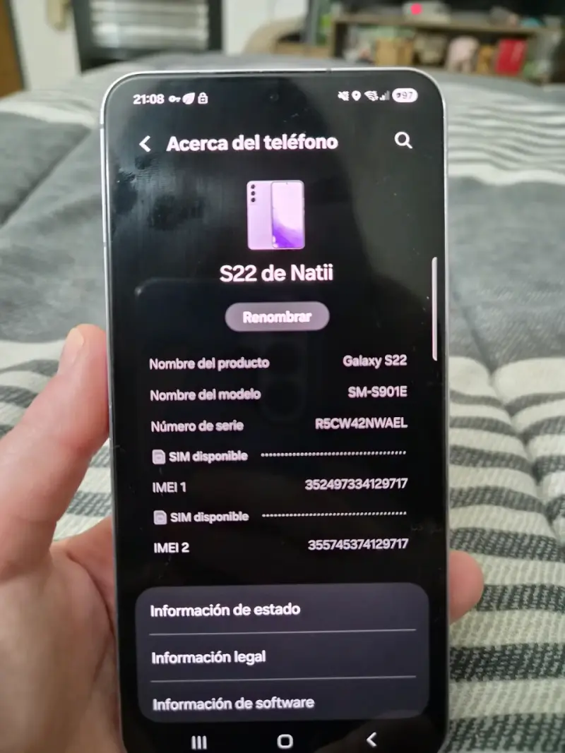 Samsung Galaxy S22 en buen estado - 1