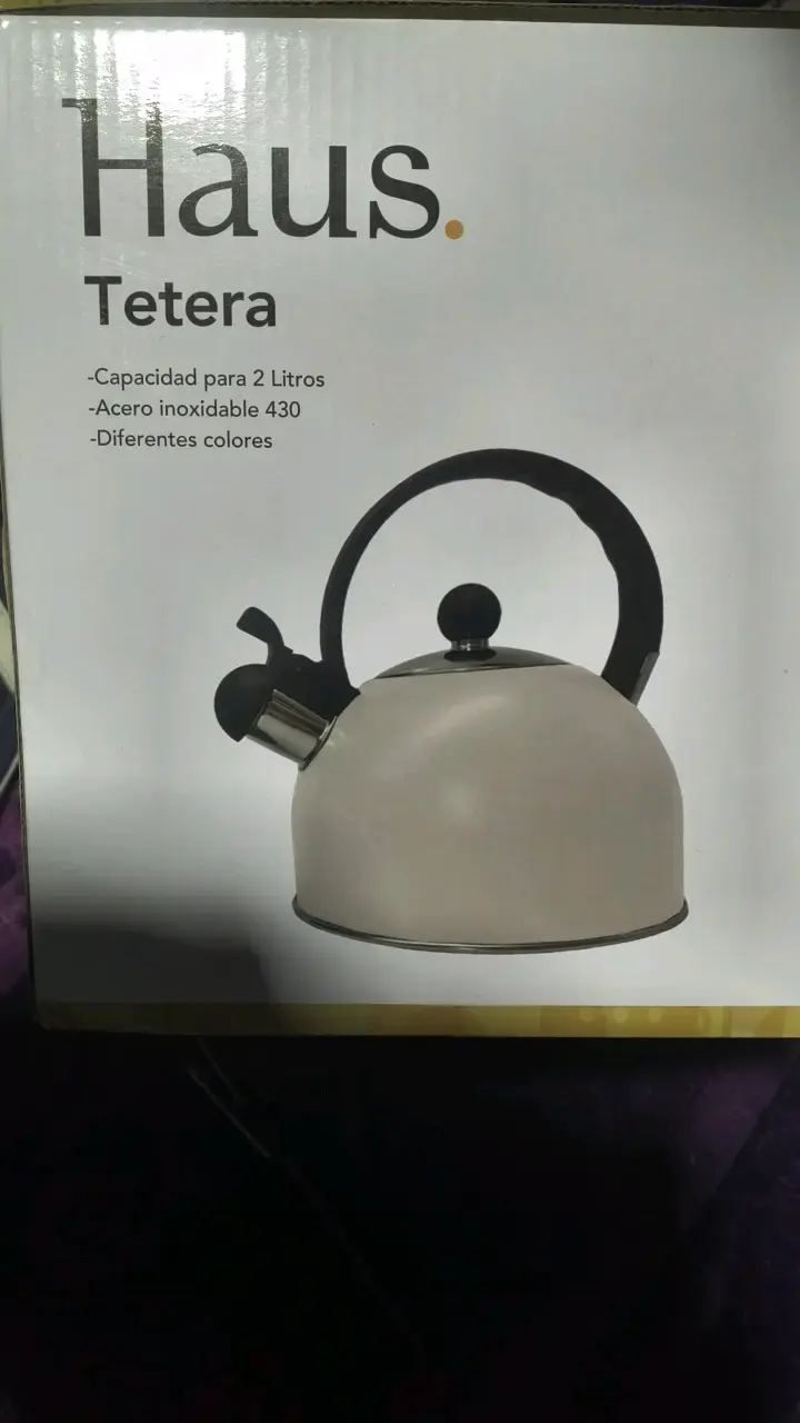 Tetera de acero inoxidable Haus 2 litros - 1